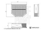 BLUE PRINT - Luchtfilter - ADBP220223