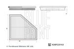 BLUE PRINT - Luchtfilter - ADBP220163