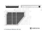 BLUE PRINT - Luchtfilter - ADBP220166