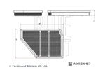 BLUE PRINT - Luchtfilter - ADBP220167
